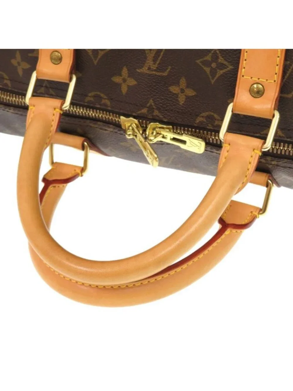 Louis Vuitton Keepall Bandoliere 55 Monogram Boston Bag 0651 - Picture 5 of 10